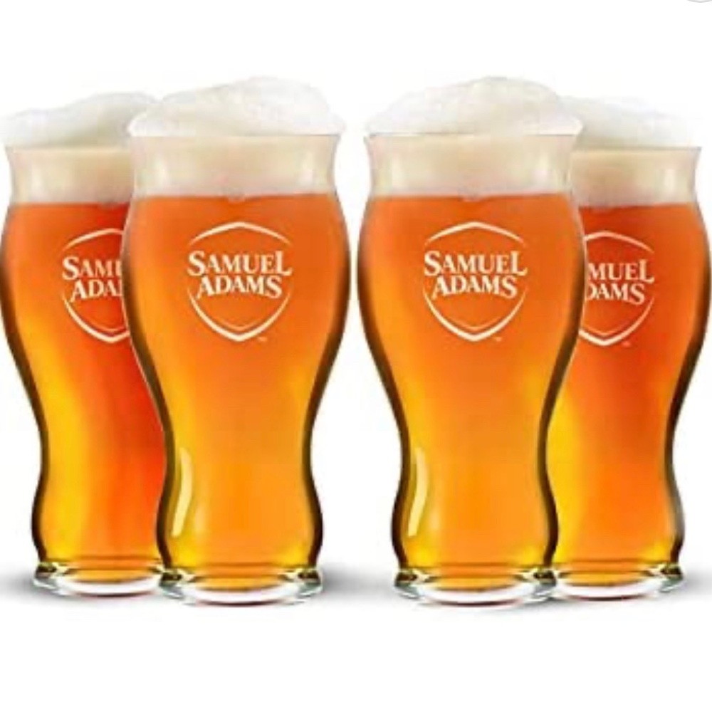 Brand New Samuel Adams Pint Glasses in original packaging-NWT!!!